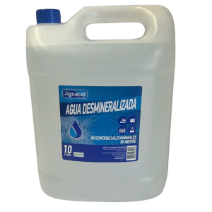 AGUA DESMINERALIZADA BIDON 10 LITROS