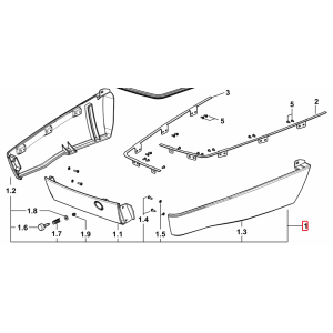 SEGURO CAPOT SDF FRUTTETO TIGER CON FRANJAS COMPLETO
