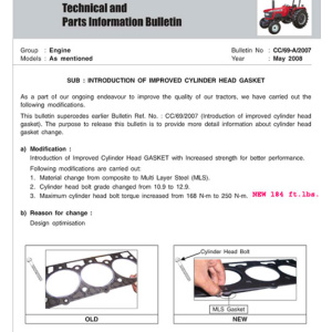 EMPAQUETADURA DE CULATA 6000 2WD / 4WD